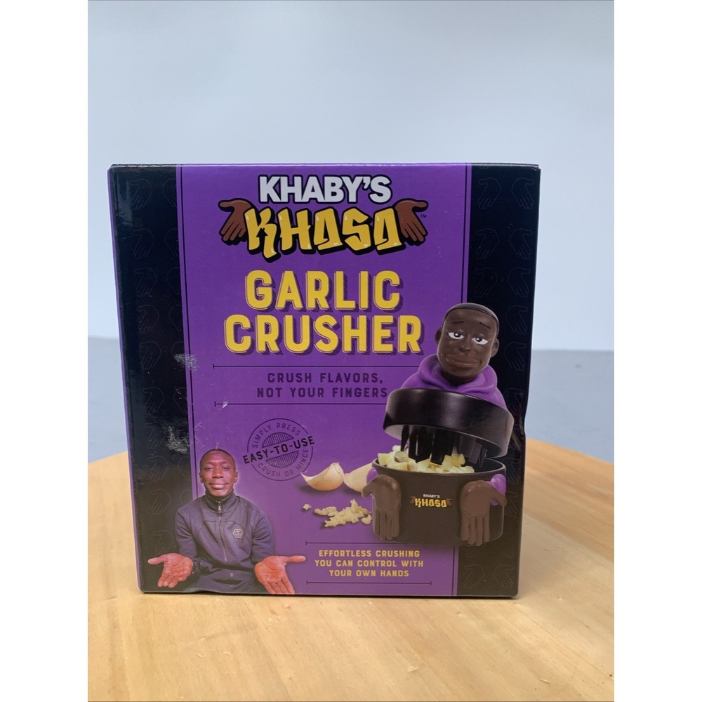 Khaby's Khasa Garlic Crusher - Crush or Mince - All Star Innovations BRAND NEW